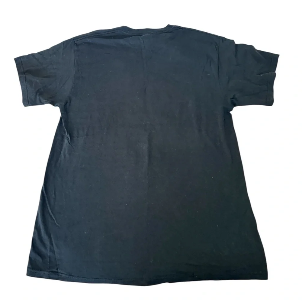 Delta pro weight Army 2000’s Y2K Black‎ Tee with Yellow and White Army Graphic